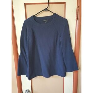 Banana Republic Navy Ribbed Tank Sweater Top Size M